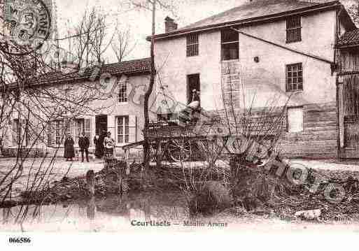 Ville de COURTISOLS, carte postale ancienne