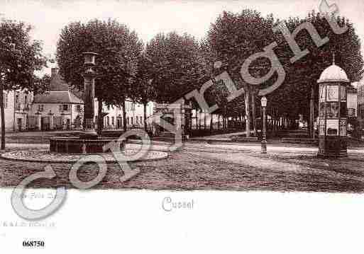 Ville de CUSSET, carte postale ancienne