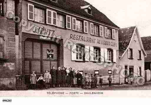 Ville de DAHLENHEIM, carte postale ancienne