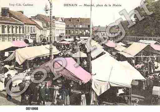 Ville de DENAIN, carte postale ancienne