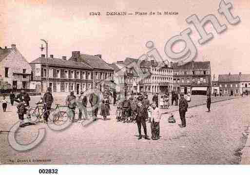 Ville de DENAIN, carte postale ancienne