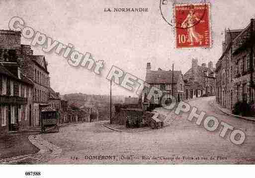 Ville de DOMFRONT, carte postale ancienne