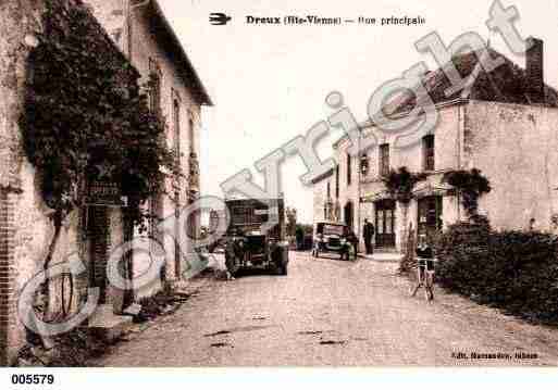 Ville de DROUX, carte postale ancienne