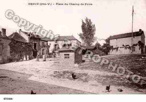 Ville de DROUX, carte postale ancienne Ville de DROUX, carte postale ancienne