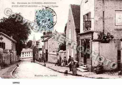 Ville de EVRY, carte postale ancienne