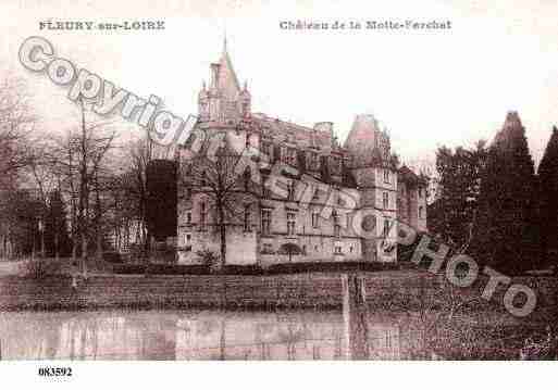 Ville de FLEURYSURLOIRE, carte postale ancienne