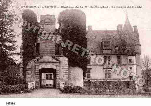 Ville de FLEURYSURLOIRE, carte postale ancienne