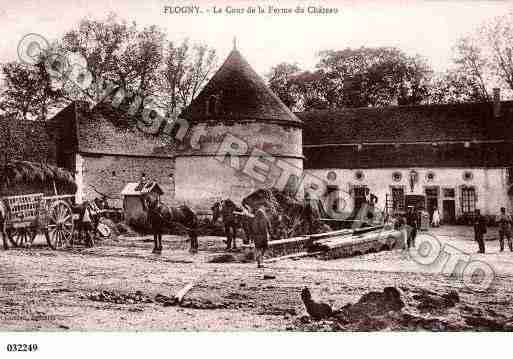 Ville de FLOGNY, carte postale ancienne