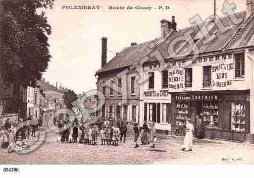 Ville de FOLEMBRAY, carte postale ancienne