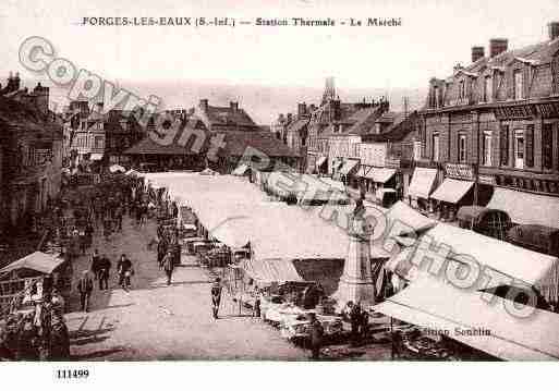 Ville de FORGESLESEAUX, carte postale ancienne