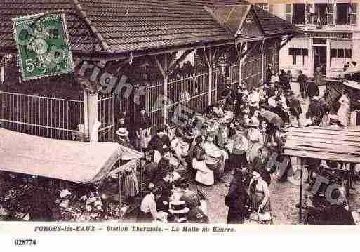 Ville de FORGESLESEAUX, carte postale ancienne