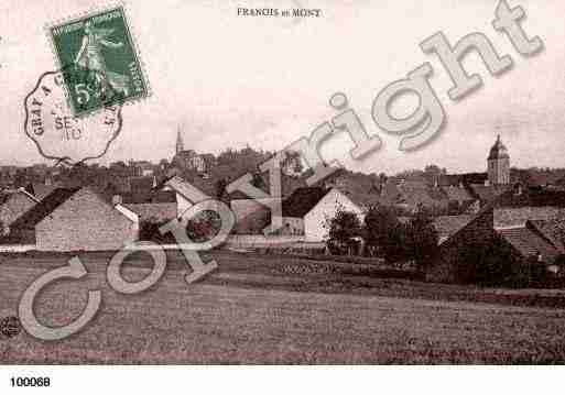 Ville de FRANOIS, carte postale ancienne