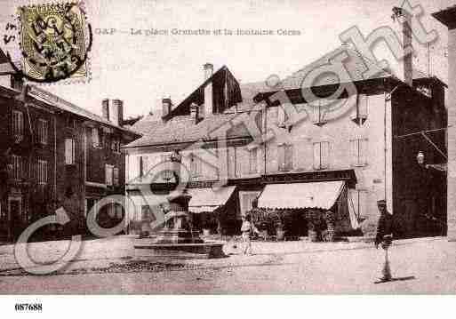 Ville de GAP, carte postale ancienne