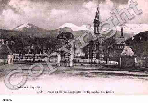 Ville de GAP, carte postale ancienne