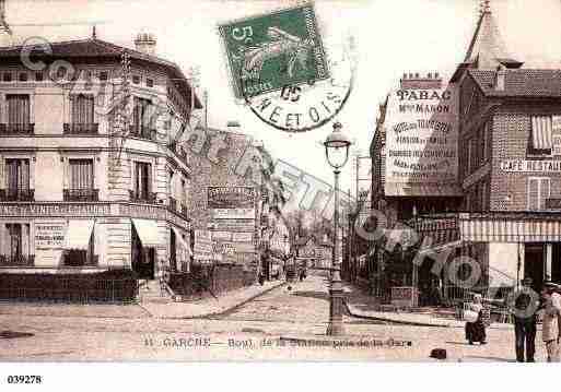 Ville de GARCHES, carte postale ancienne