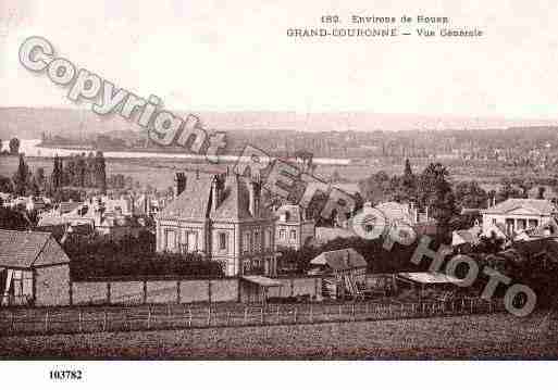 Ville de GRANDCOURONNE, carte postale ancienne