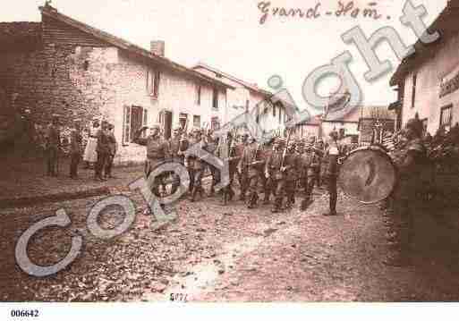 Ville de GRAND'HAM, carte postale ancienne