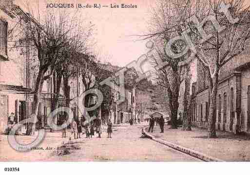 Ville de JOUQUES, carte postale ancienne