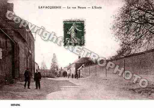 Ville de LAVACQUERIE, carte postale ancienne