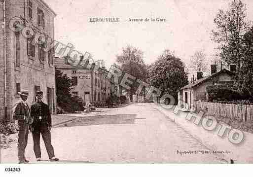 Ville de LEROUVILLE, carte postale ancienne