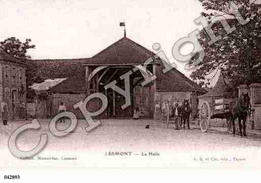 Ville de LESMONT, carte postale ancienne Ville de LESMONT, carte postale ancienne