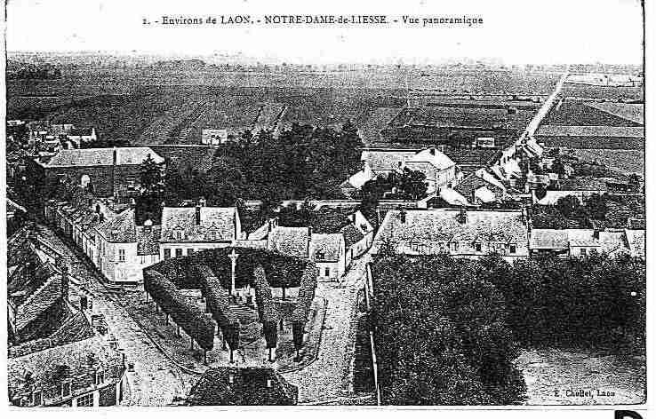 Ville de LIESSE, carte postale ancienne