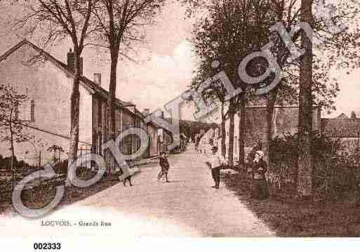 Ville de LOUVOIS, carte postale ancienne