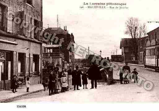 Ville de MALZEVILLE, carte postale ancienne