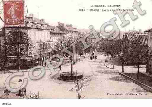 Ville de MAURS, carte postale ancienne