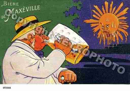 Ville de MAXEVILLE, carte postale ancienne