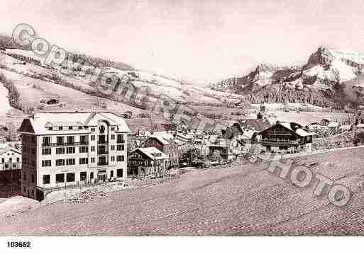 Ville de MEGEVE, carte postale ancienne