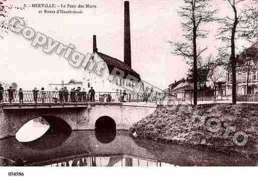 Ville de MERVILLE, carte postale ancienne