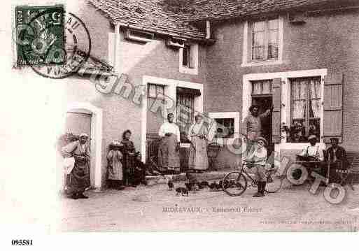 Ville de MIDREVAUX, carte postale ancienne