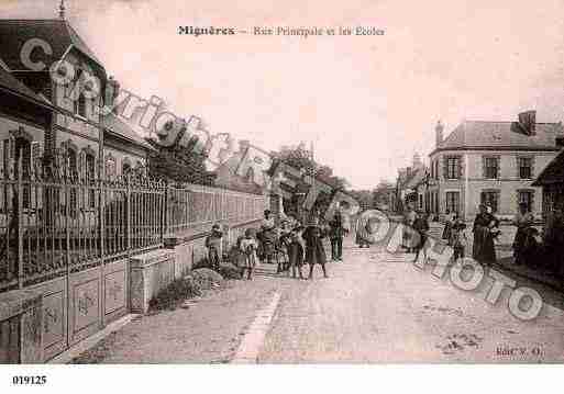 Ville de MIGNERES, carte postale ancienne