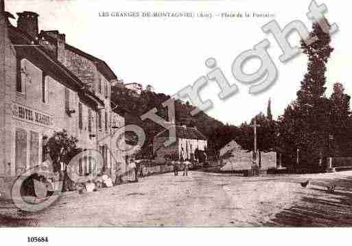 Ville de MONTAGNIEU, carte postale ancienne