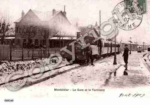 Ville de MONTDIDIER, carte postale ancienne