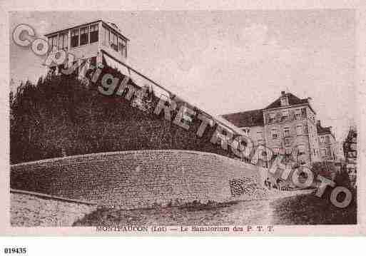 Ville de MONTFAUCON, carte postale ancienne