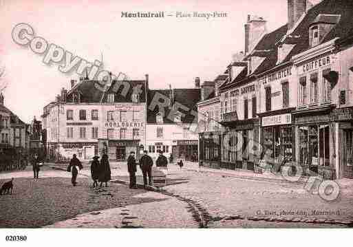 Ville de MONTMIRAIL, carte postale ancienne