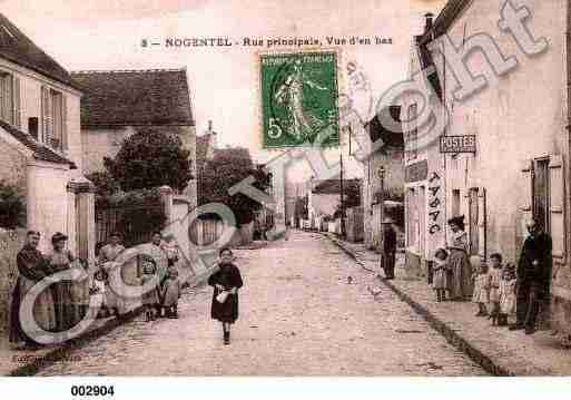 Ville de NOGENTEL, carte postale ancienne