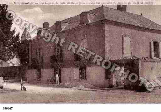 Ville de NOIRMOUTIERENL'ILE, carte postale ancienne