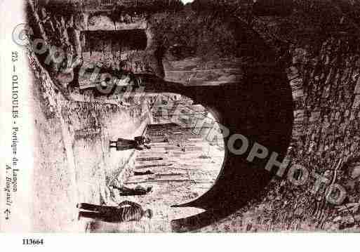 Ville de OLLIOULES, carte postale ancienne