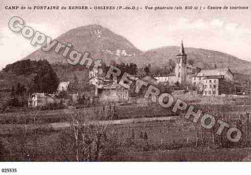 Ville de ORCINES, carte postale ancienne