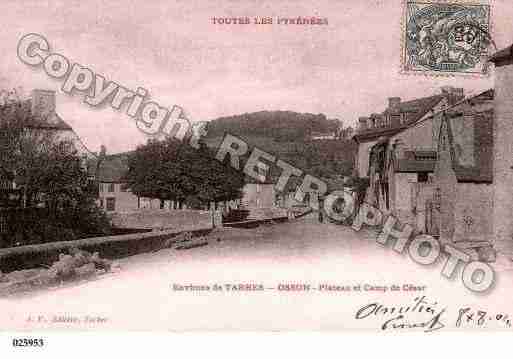 Ville de OSSUN, carte postale ancienne