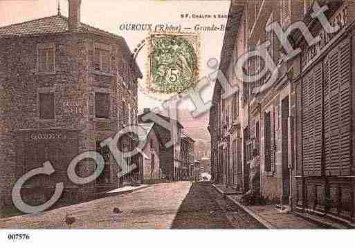 Ville de OUROUX, carte postale ancienne Ville de OUROUX, carte postale ancienne