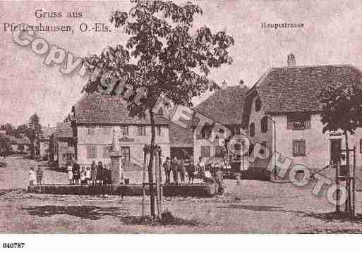 Ville de PFETTERHOUSE, carte postale ancienne