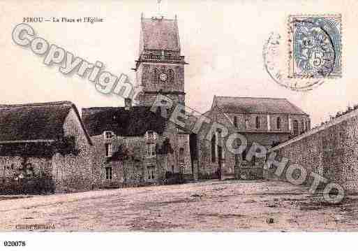 Ville de PIROU, carte postale ancienne