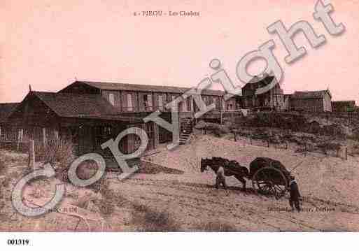 Ville de PIROU, carte postale ancienne
