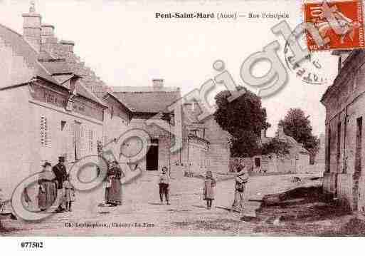 Ville de PONTSAINTMARD, carte postale ancienne