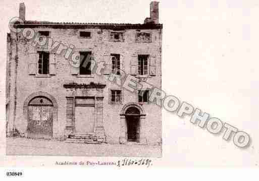 Ville de PUYLAURENS, carte postale ancienne