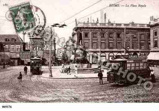 Ville de REIMS, carte postale ancienne